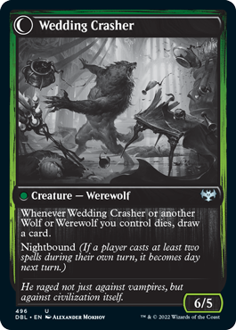 Wolfkin Outcast // Wedding Crasher [Innistrad: Double Feature] | Odin's Place