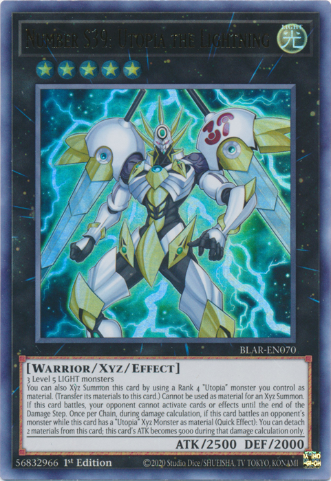 Number S39: Utopia the Lightning [BLAR-EN070] Ultra Rare | Odin's Place