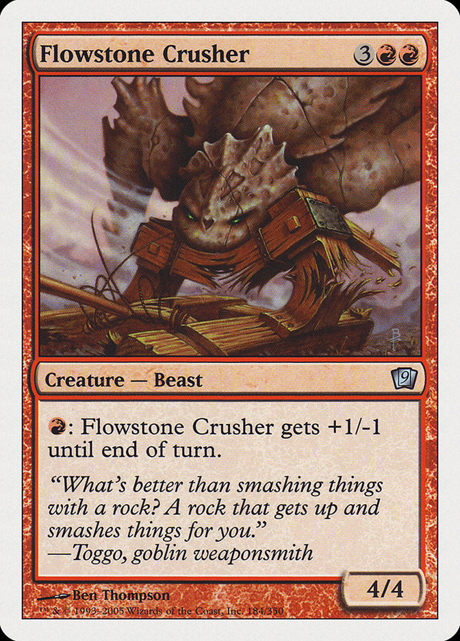 Flowstone Crusher (184) [Ninth Edition] | Odin's Place