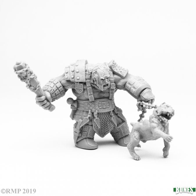 Reaper Bones: Fire Giant Huntsman with Hell Hound | Odin's Place