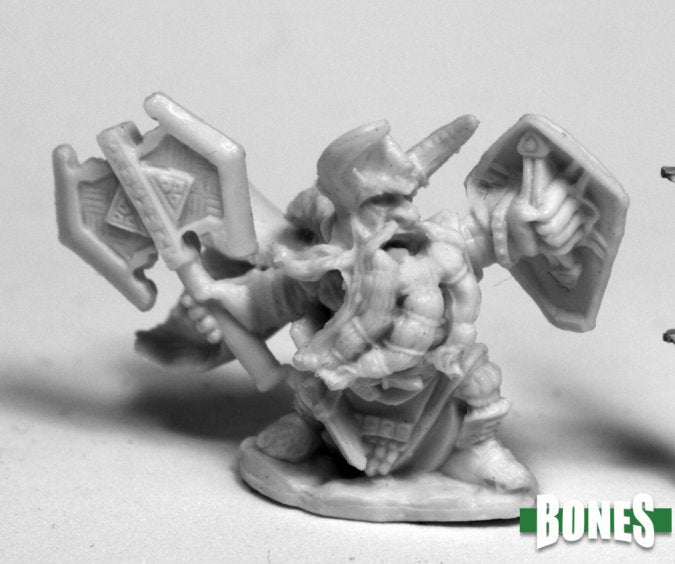 Reaper Bones: Dwarf Fighter, King Axehelm | Odin's Place