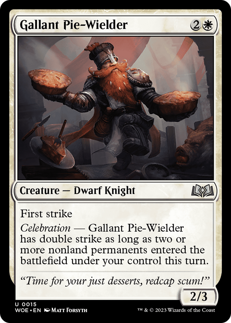 Gallant Pie-Wielder [Wilds of Eldraine] | Odin's Place