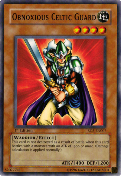 Obnoxious Celtic Guardian [SD5-EN007] Common | Odin's Place