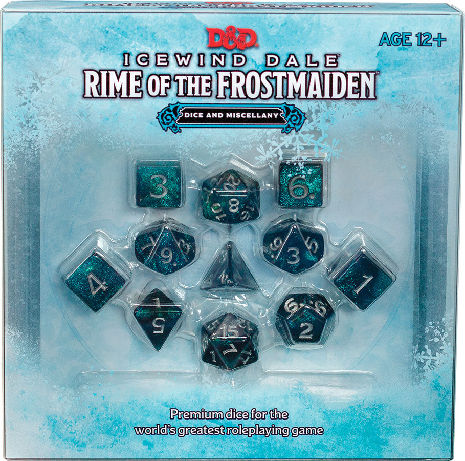 Dungeons and Dragons RPG: Icewind Dale - Rime of the Frostmaiden Dice Set | Odin's Place