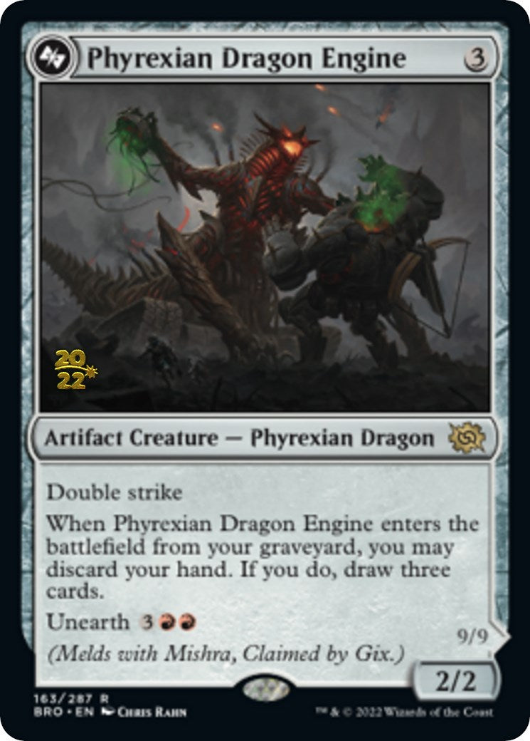 Phyrexian Dragon Engine [The Brothers' War Prerelease Promos] | Odin's Place