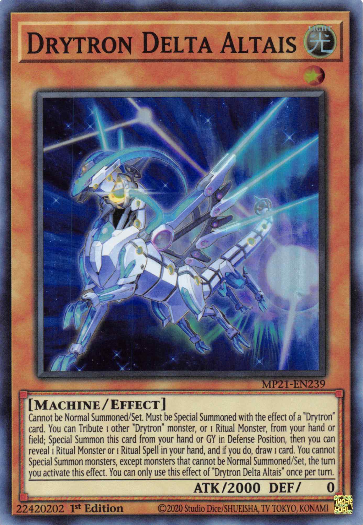 Drytron Delta Altais [MP21-EN239] Super Rare | Odin's Place