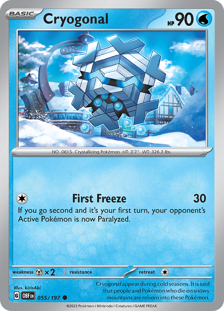 Cryogonal (055/197) [Scarlet & Violet: Obsidian Flames] | Odin's Place