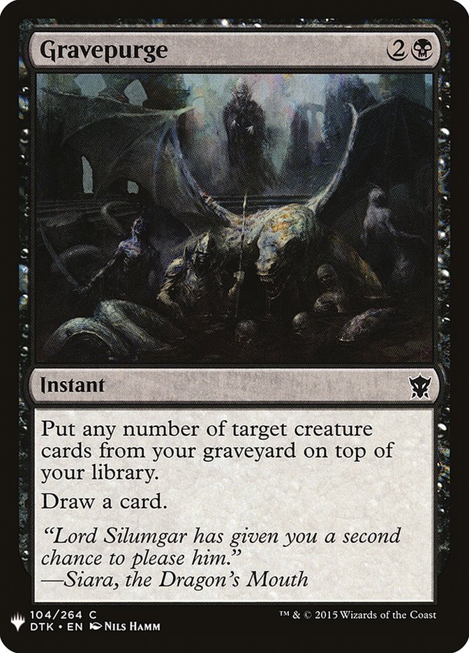 Gravepurge [Mystery Booster] | Odin's Place