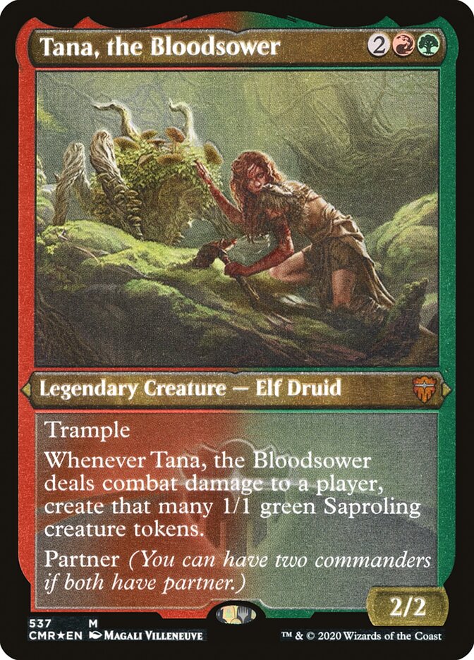 Tana, the Bloodsower (Etched) [Commander Legends] | Odin's Place