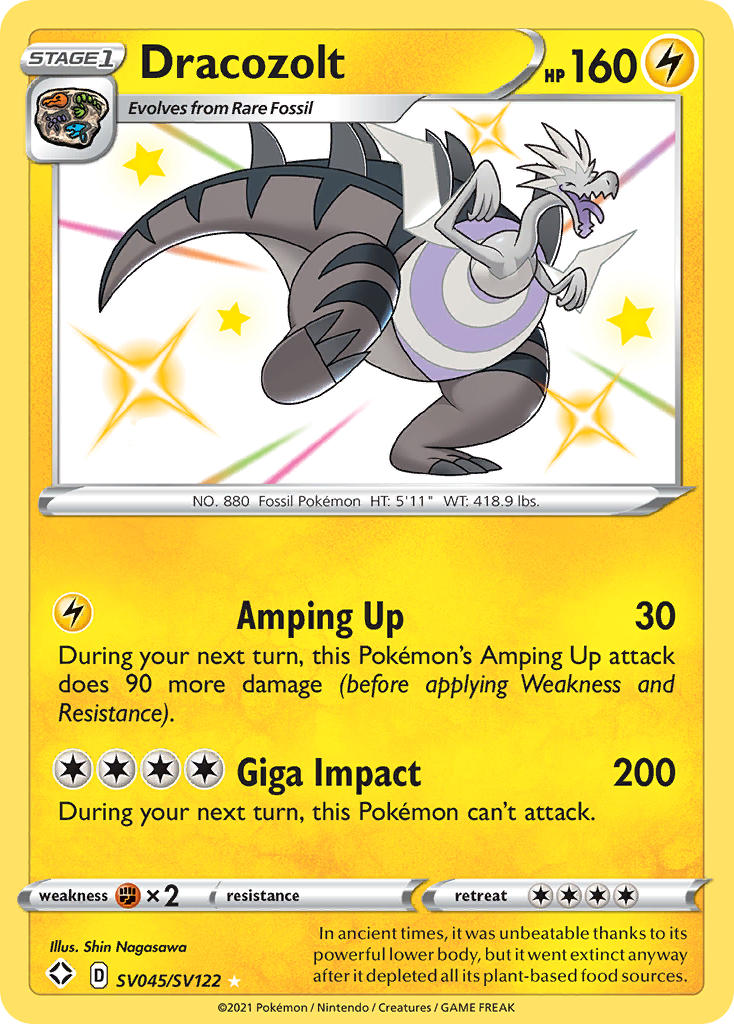 Dracozolt (SV045/SV122) [Sword & Shield: Shining Fates] | Odin's Place