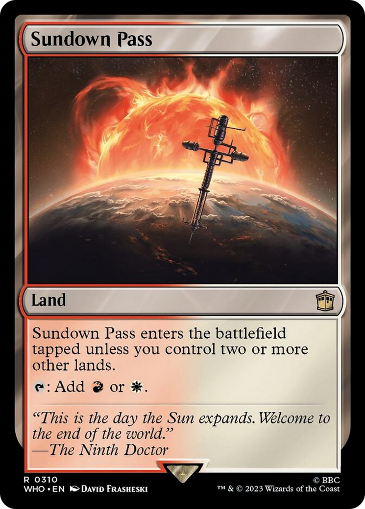 Sundown Pass [Doctor Who] | Odin's Place