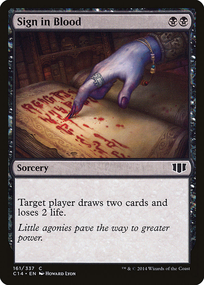 Sign in Blood (161) [Commander 2014] | Odin's Place
