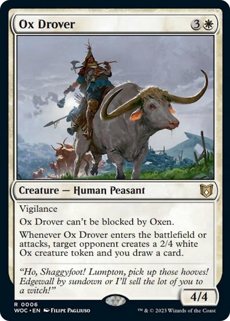 Ox Drover [Wilds of Eldraine Commander] | Odin's Place