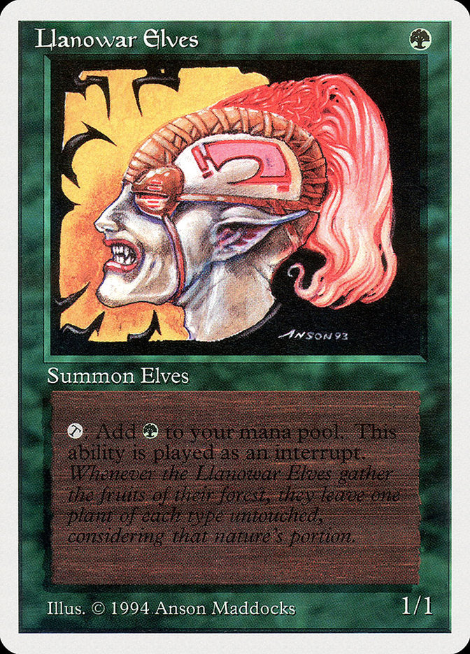 Llanowar Elves [Summer Magic / Edgar] | Odin's Place