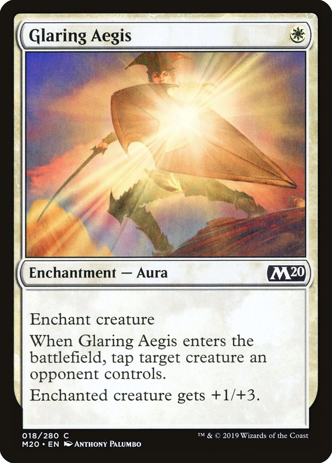 Glaring Aegis [Core Set 2020] | Odin's Place