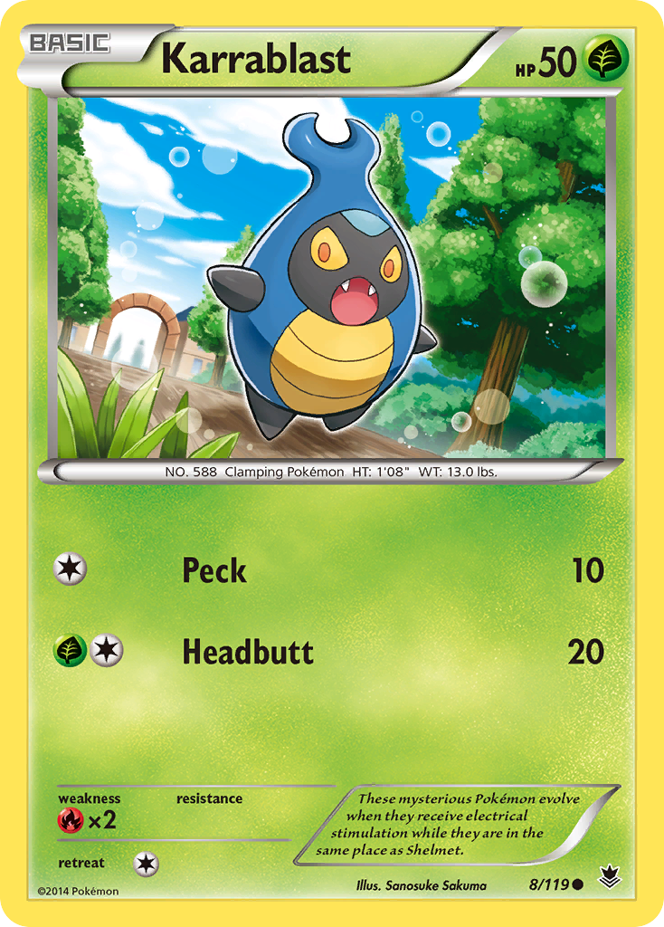 Karrablast (8/119) [XY: Phantom Forces] | Odin's Place