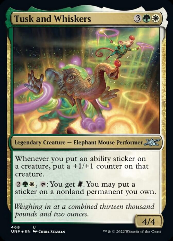 Tusk and Whiskers (Galaxy Foil) [Unfinity] | Odin's Place