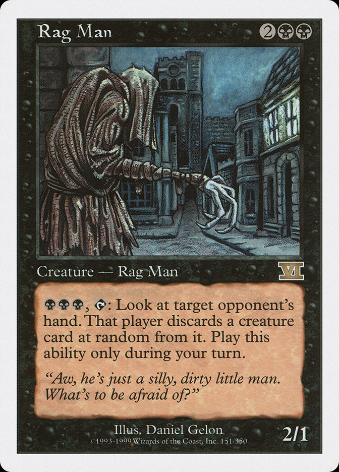 Rag Man (151) [Classic Sixth Edition] | Odin's Place