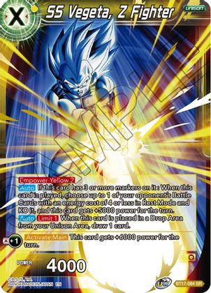 SS Vegeta, Z Fighter (BT17-084) [Ultimate Squad] | Odin's Place