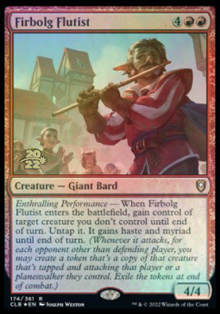 Firbolg Flutist [Commander Legends: Battle for Baldur's Gate Prerelease Promos] | Odin's Place