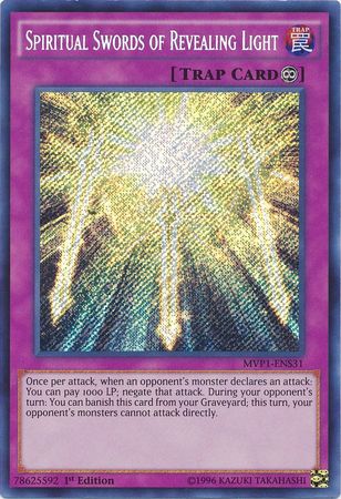 Spiritual Swords of Revealing Light [MVP1-ENS31] Secret Rare | Odin's Place