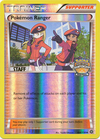 Pokemon Ranger (104/114) (Regional Championship Promo Staff) [XY: Steam Siege] | Odin's Place