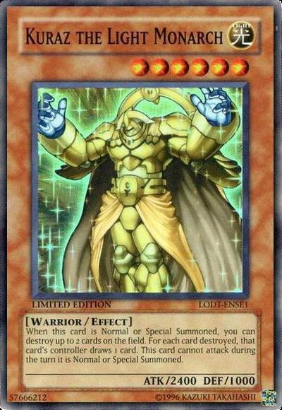 Kuraz the Light Monarch [LODT-ENSE1] Super Rare | Odin's Place