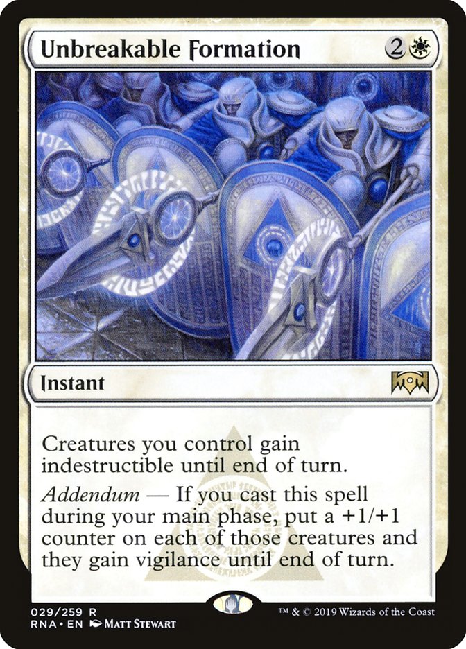 Unbreakable Formation (29) [Ravnica Allegiance] | Odin's Place