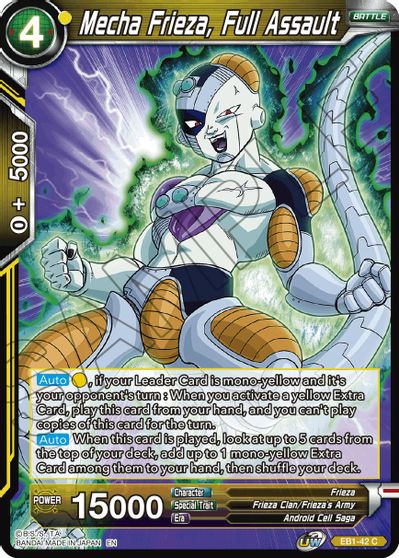 Mecha Frieza, Full Assault (EB1-42) [Battle Evolution Booster] | Odin's Place