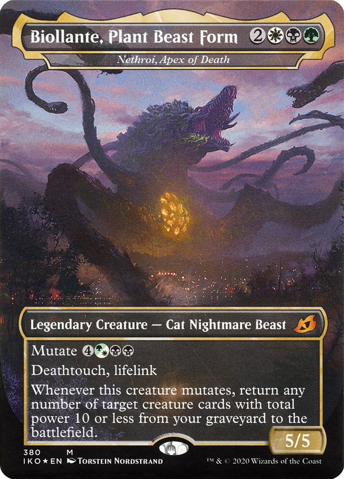 Nethroi, Apex of Death - Biollante, Plant Beast Form (Godzilla Series) [Ikoria: Lair of Behemoths] | Odin's Place