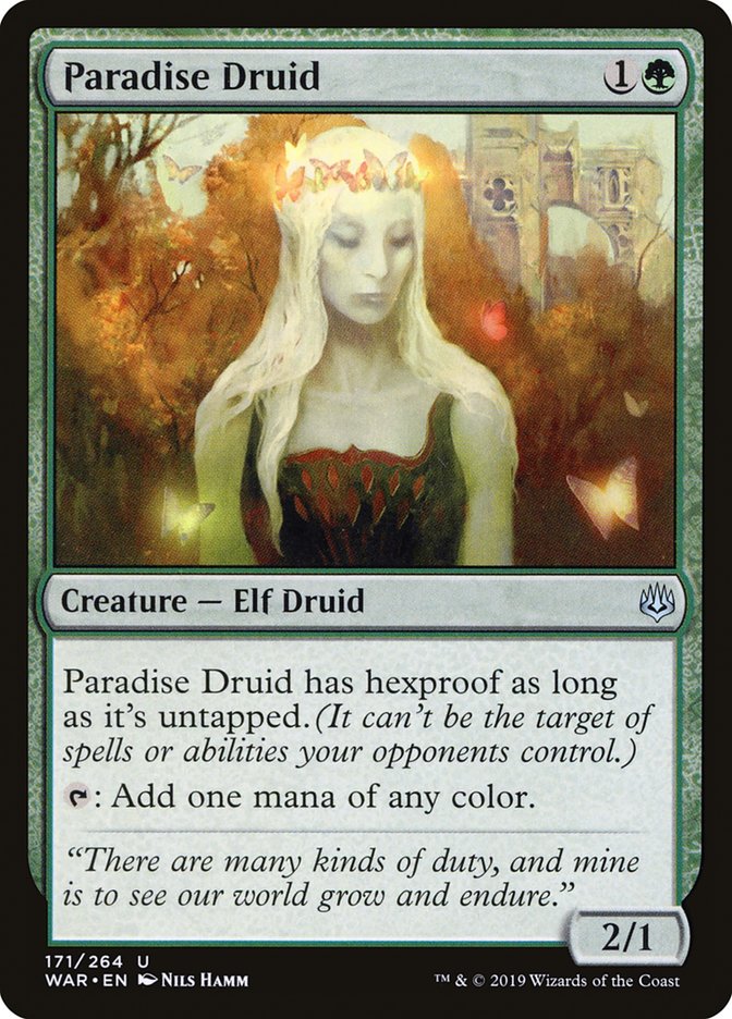 Paradise Druid (171) [War of the Spark] | Odin's Place