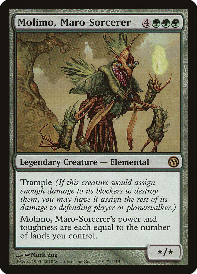 Molimo, Maro-Sorcerer (74) [Duels of the Planeswalkers] | Odin's Place