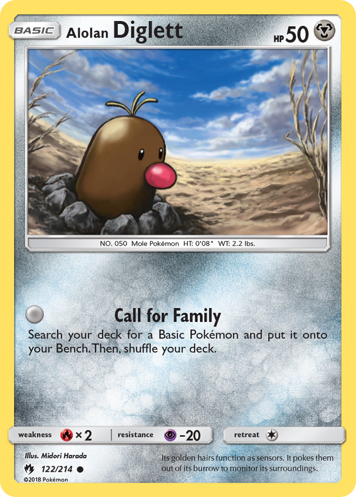 Alolan Diglett (122/214) [Sun & Moon: Lost Thunder] | Odin's Place