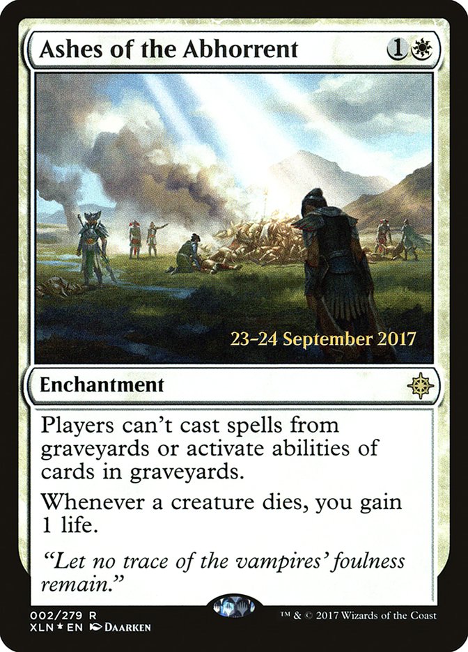 Ashes of the Abhorrent (2) [Ixalan Prerelease Promos] | Odin's Place
