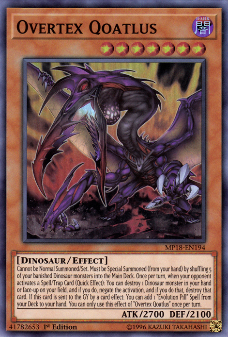 Overtex Qoatlus [MP18-EN194] Super Rare | Odin's Place