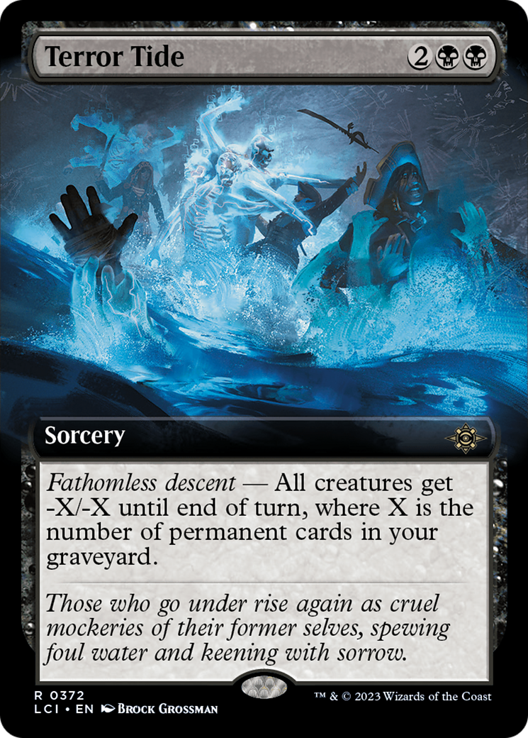 Terror Tide (Extended Art) [The Lost Caverns of Ixalan] | Odin's Place