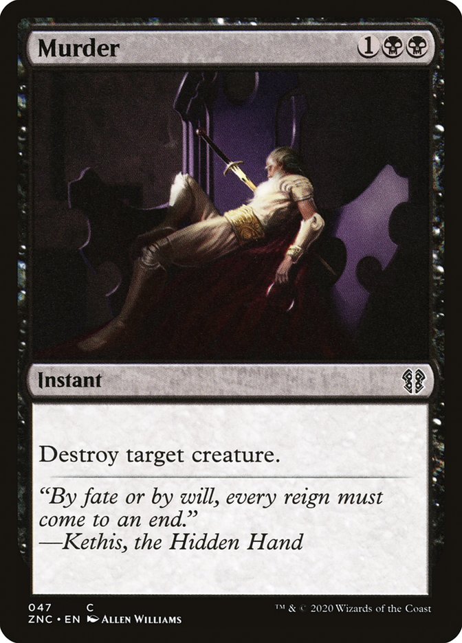 Murder [Zendikar Rising Commander] | Odin's Place