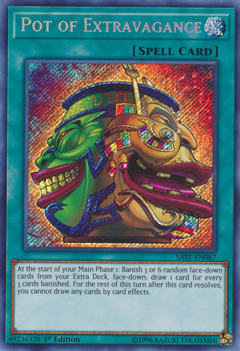 Pot of Extravagance [SAST-EN067] Secret Rare | Odin's Place