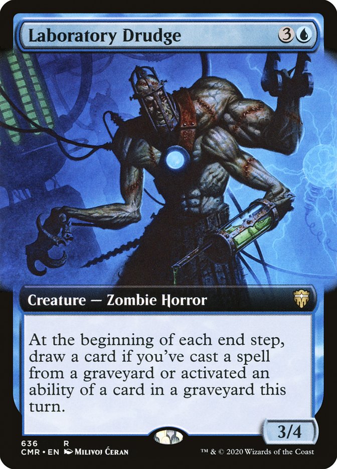 Laboratory Drudge (Extended Art) [Commander Legends] | Odin's Place