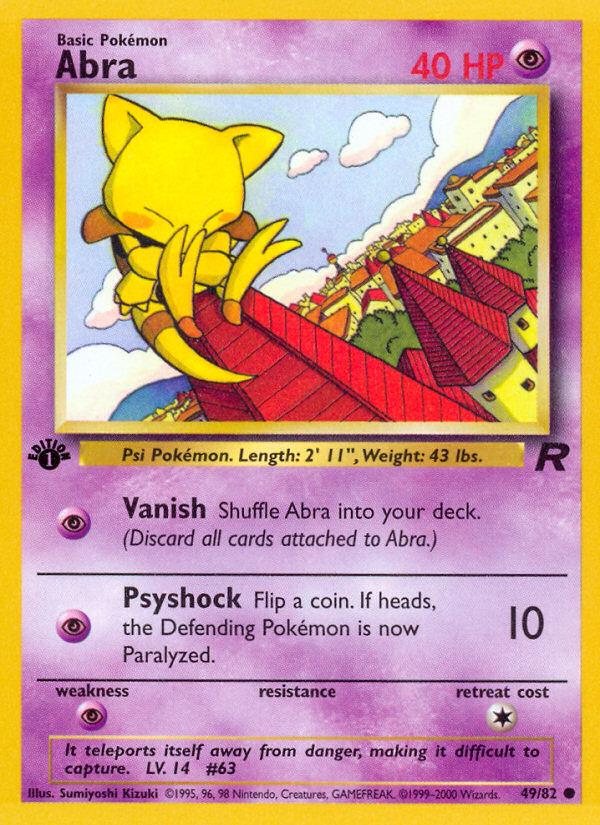Abra (49/82) [Team Rocket 1st Edition] | Odin's Place