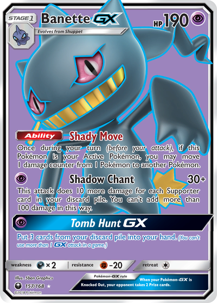 Banette GX (157/168) [Sun & Moon: Celestial Storm] | Odin's Place