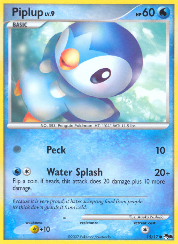 Piplup (15/17) [POP Series 6] | Odin's Place