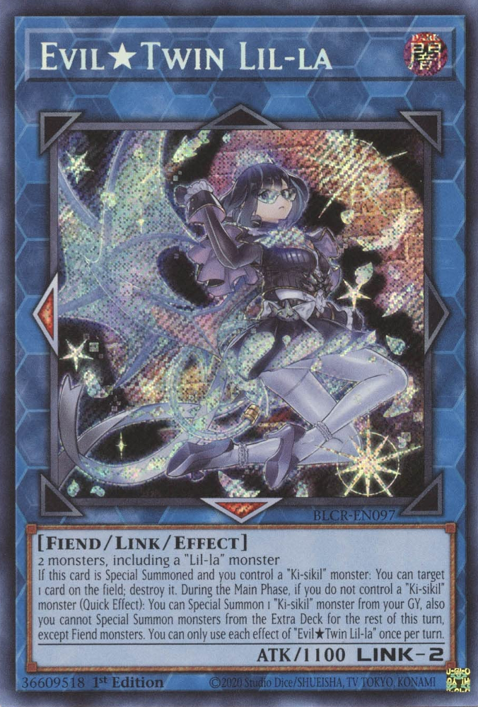 Evil Twin Lil-la [BLCR-EN097] Secret Rare | Odin's Place