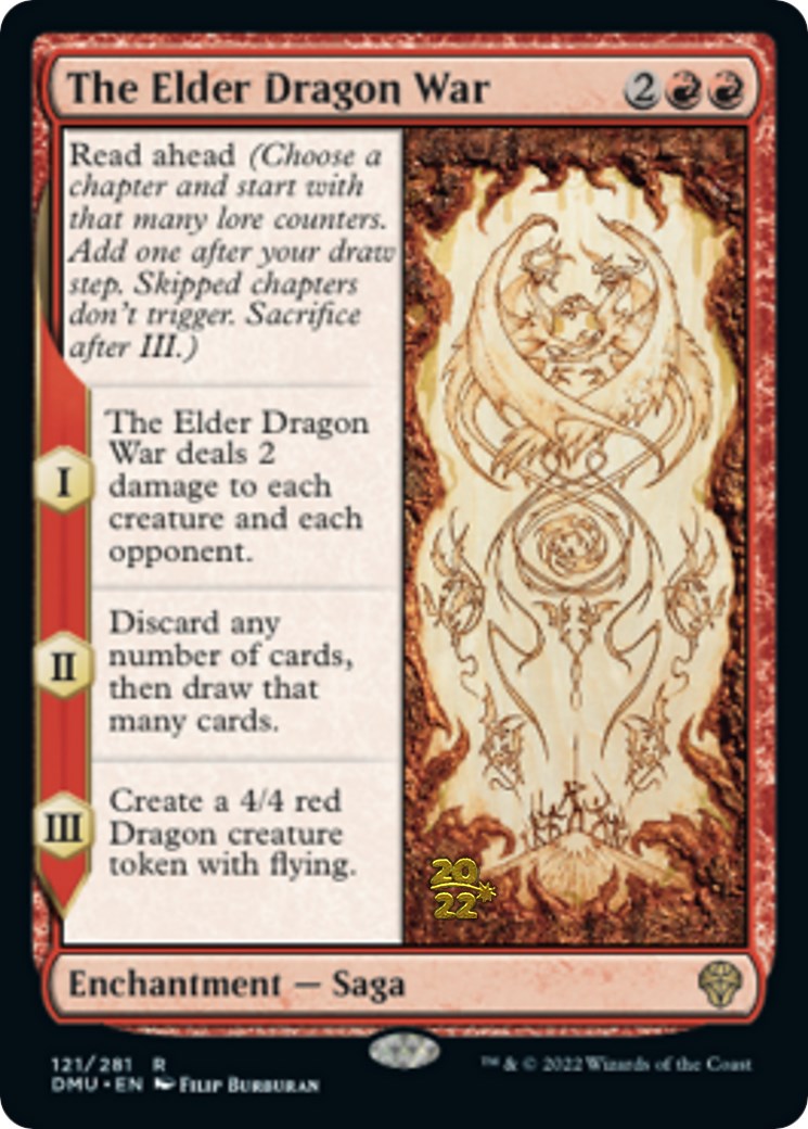 The Elder Dragon War [Dominaria United Prerelease Promos] | Odin's Place
