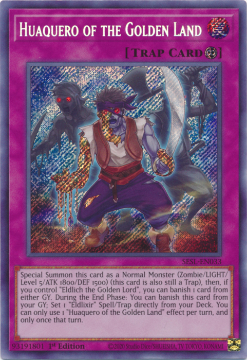 Huaquero of the Golden Land [SESL-EN033] Secret Rare | Odin's Place