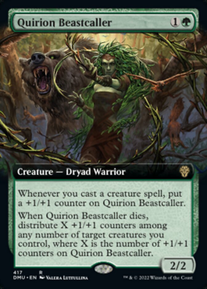 Quirion Beastcaller (Extended Art) [Dominaria United] | Odin's Place