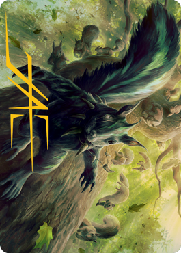 Chatterfang, Squirrel General Art Card (68) (Gold-Stamped Signature) [Modern Horizons 2 Art Series] | Odin's Place