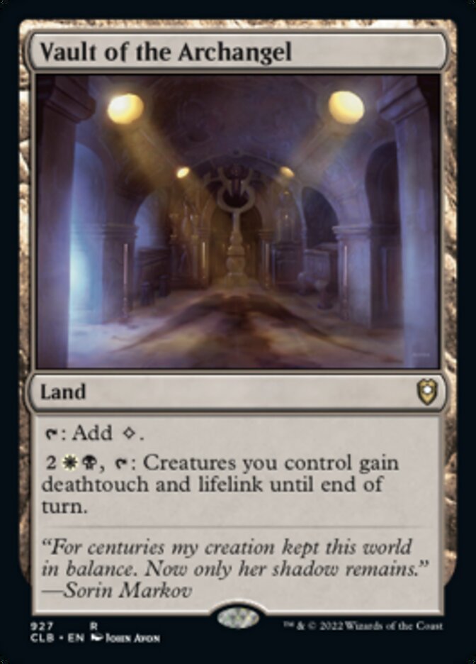 Vault of the Archangel [Commander Legends: Battle for Baldur's Gate] | Odin's Place