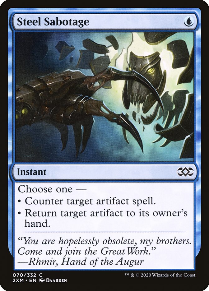 Steel Sabotage [Double Masters] | Odin's Place