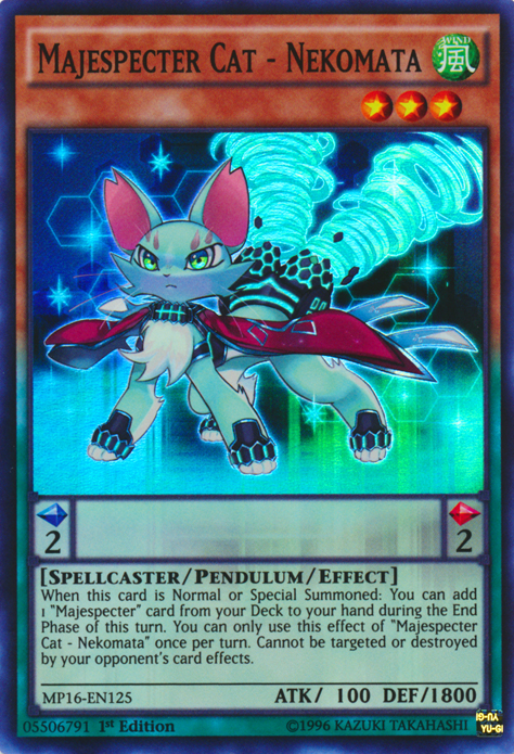 Majespecter Cat - Nekomata [MP16-EN125] Super Rare | Odin's Place